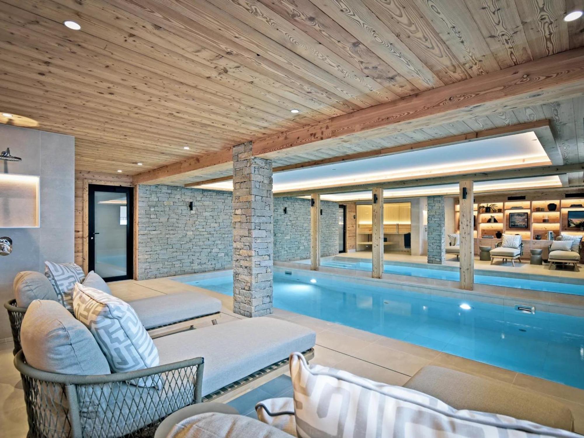 Chalet Luxueux Avec Piscine Interieure Et Sauna - 5 Chambres, 12 Pers., Proche Commerces Et Pistes - Fr-1-613B-44 Saint-Martin-de-Belleville Dış mekan fotoğraf