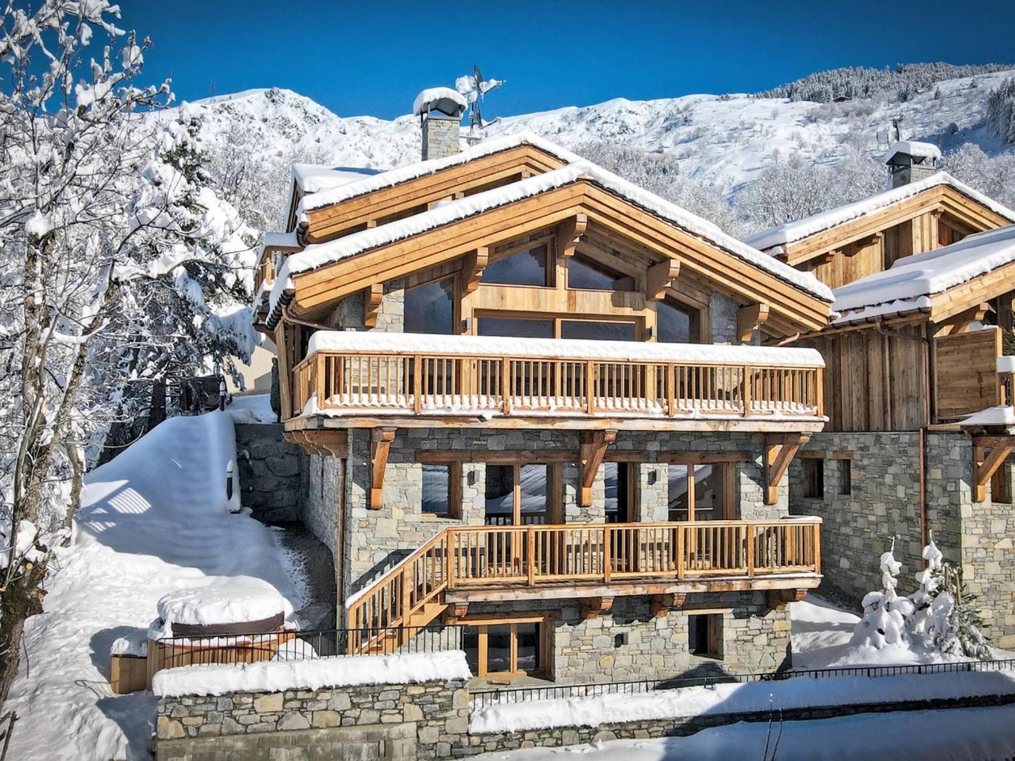 Chalet Luxueux Avec Piscine Interieure Et Sauna - 5 Chambres, 12 Pers., Proche Commerces Et Pistes - Fr-1-613B-44 Saint-Martin-de-Belleville Dış mekan fotoğraf